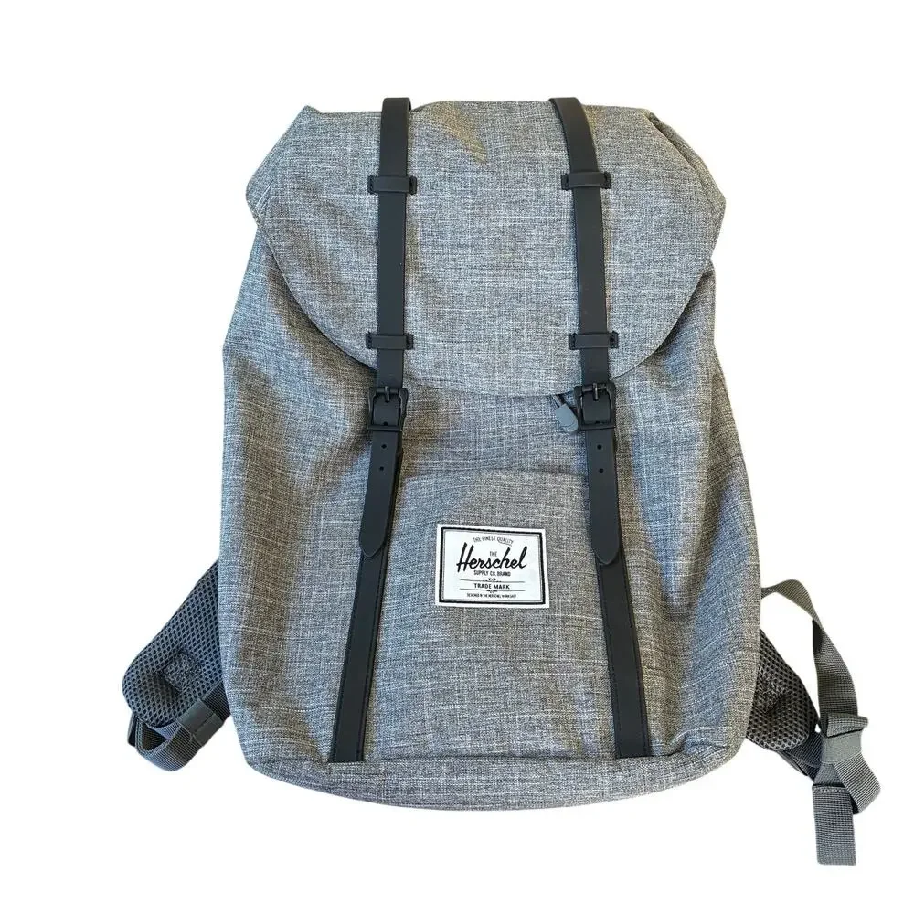 Herschel Supply Co. Retreat Raven Hiking School Crosshatch Backpack Large